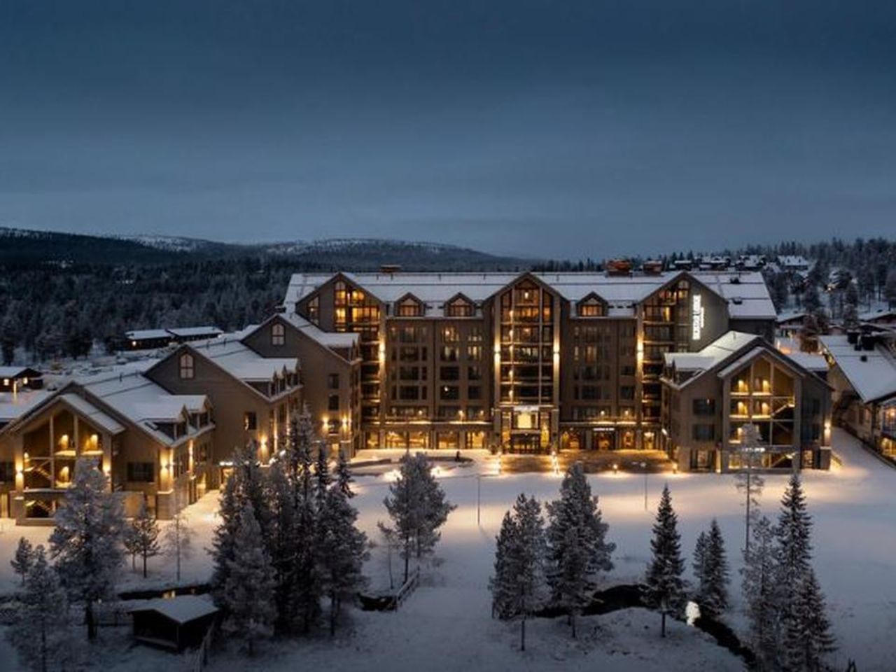 4*-Lodge Hundfjället in Zweden waar je heerlijk kan wintersporten.